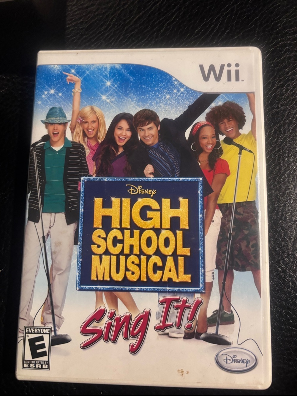 Disney High School Musical Karaoke Game - Blue, Pink & Gold Artwork